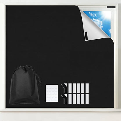 Blackout Window Cover, Portable Window Blinds, Travel DIY Window Blackout by PATTENGO