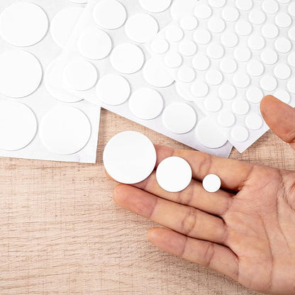 456 Pcs Small Felt Furniture Pads, Self-Adhesive EVA Foam Dot Circles, Round - Image 3