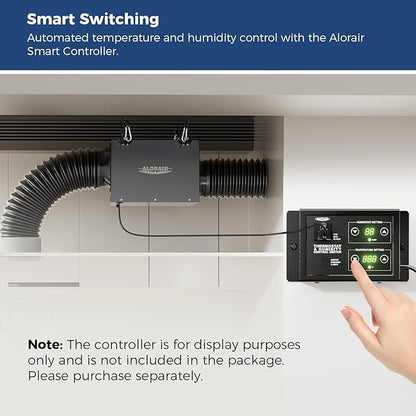 ALORAIR 6 Inch Inline Bathroom Exhaust Fan – Ultra Quiet 300 CFM Ventilation Fan - Image 5