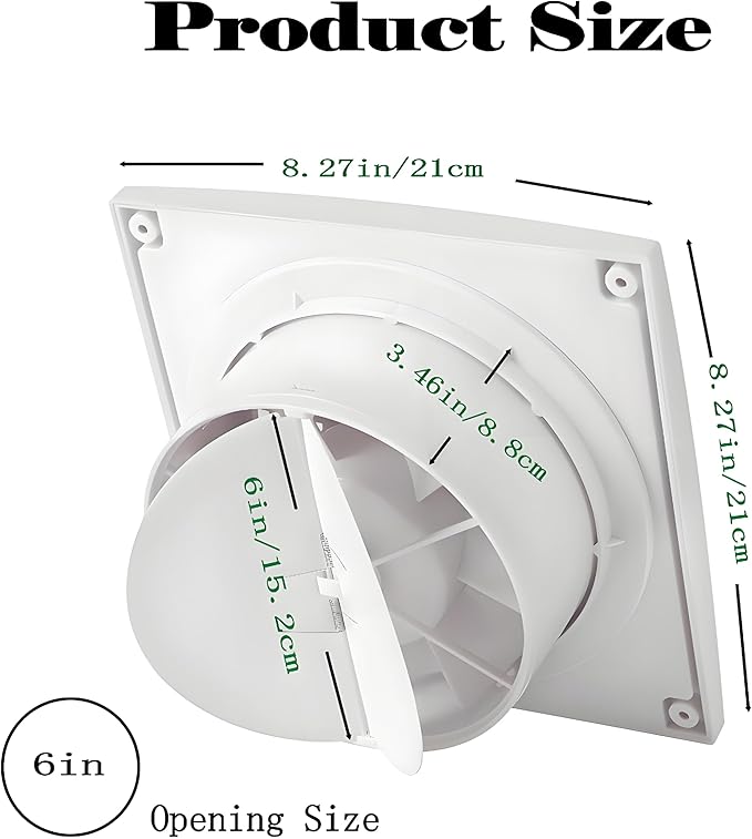6 Inch Exhaust Fan Bathroom Exhaust Fan - Image 7