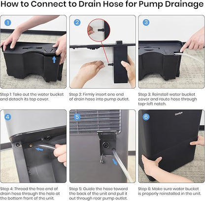Replacement Water Tank with Pump and 16.4ft Drain Hose - Image 2