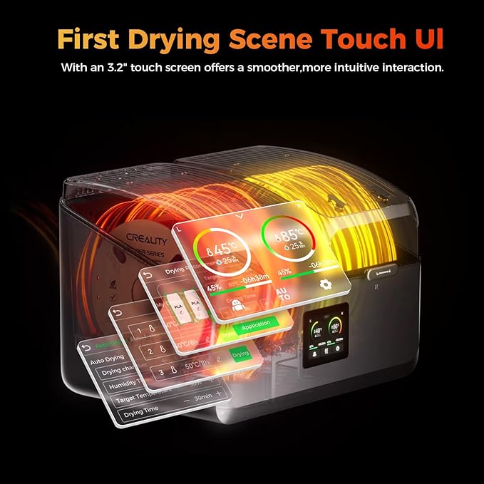Creality Filament Dryer Box 4 Spool, SpacePi X4 3D Printer Filament Storage Box - Image 5