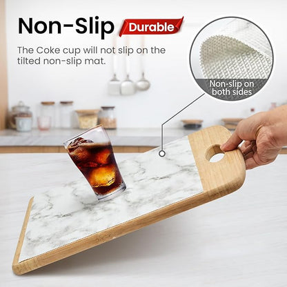 COAVAS Shelf Liner for Cabinets & Drawers Non Slip, No Adhesive Drawer Liners - Image 3