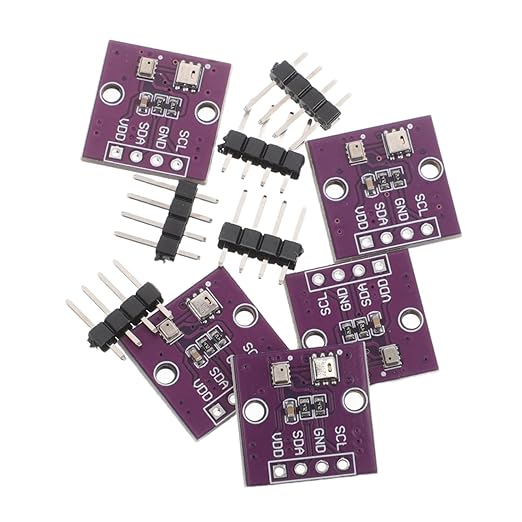 GANAZONO 5pcs Compact Digital and Humidity Sensor Module Atmospheric Pressure by GANAZONOEnjoyYourLife