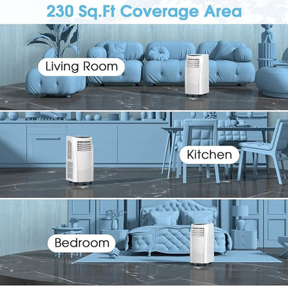 COSTWAY Portable Air Conditioners, 8000 BTU Air Conditioner Unit spaces up to - Image 5