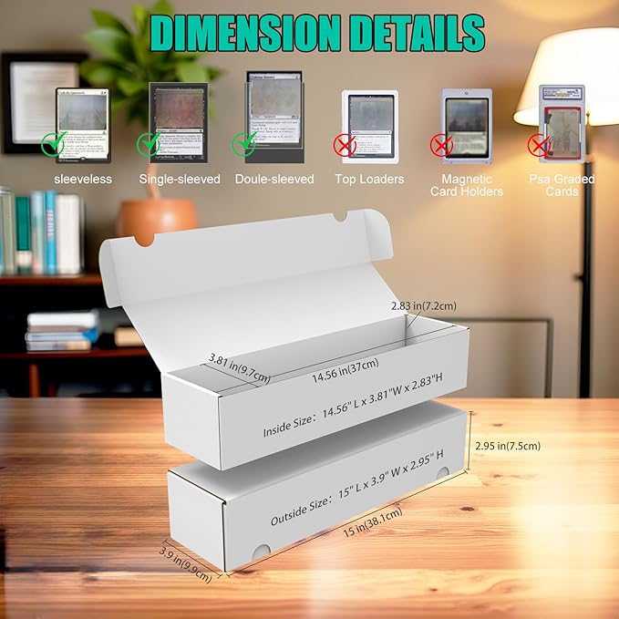 Collectible Trading Cards Storage Box, Card Storage Box - Image 9