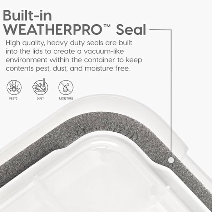 IRIS USA WeatherPro 74 Qt Storage Bins - Image 3