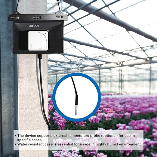 UbiBot Industrial Wireless Remote Temperature Humidity Ambient Light Sensor - Image 9