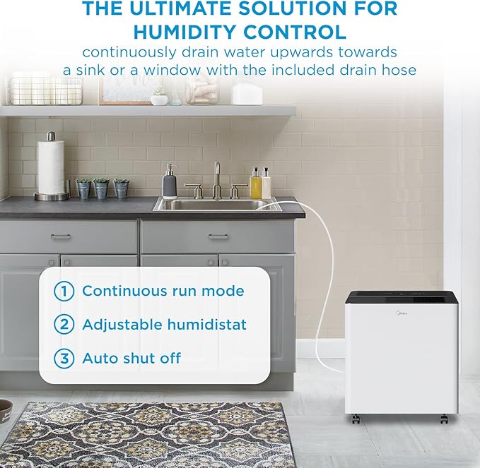 Midea 4, 500 Sq. Ft. Dehumidifier - Image 4