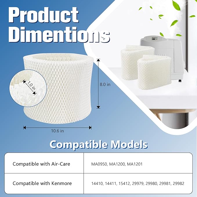 MAF1 Super Humidifier Wick Filter Replacement - Image 2