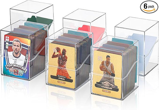 6 Pack Card Deck Boxes: Transparent Storage by guaiboshi
