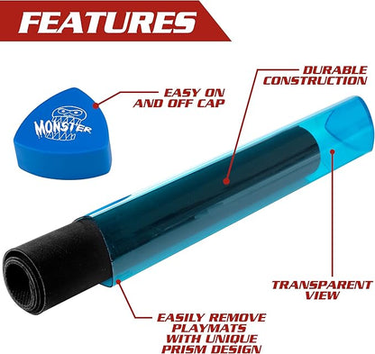 The Original Monster Prism Playmat Tube -Easy In and Out Case Design, Holder - Image 2