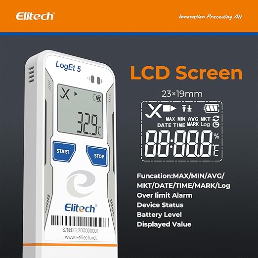 Elitech USB Digital Data Logger Temperature Humidity External Probe Reusable - Image 4