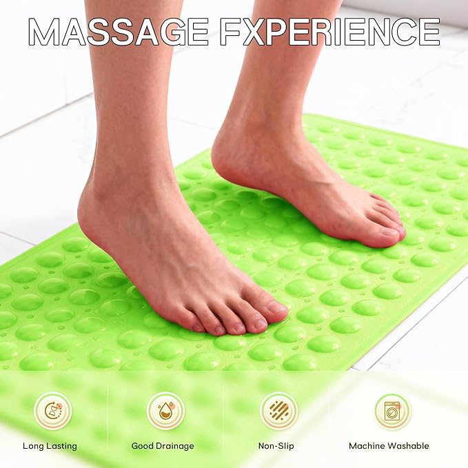 Anti-Slip Bathtub Shower mat, 27.5×14.5（Approximately 70×37cm） inch Soft - Image 4