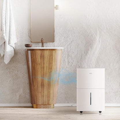 TCL 4, 500 Sq. Ft. Smart Dehumidifier, Energy Star, 50 Pints Per Day, Moisture - Image 11