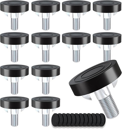 Adjustable Leveling Feet: 12pcs, M8 Thread T-Nuts & Floor Protectors, Heavy by Unknown