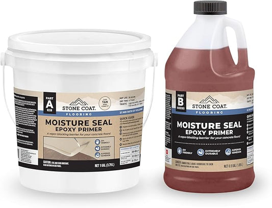 Stone Coat Countertops Moisture Seal Epoxy Primer Kit – Vapor Blocker by StoneCoatCountertops
