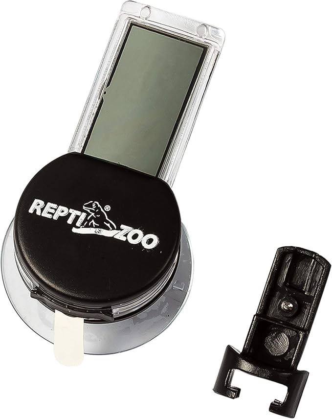 REPTI ZOO 2 Pack Reptile Terrarium Thermometer Hygrometer Digital Display Pet - Image 6