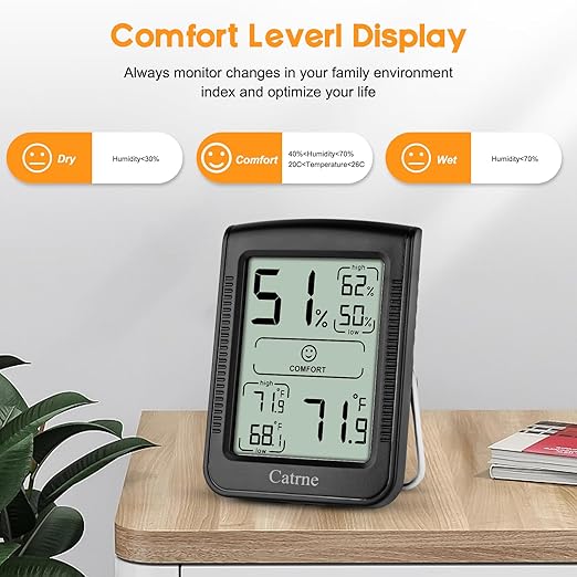 Digital Hygrometer Indoor Thermometer - Image 4