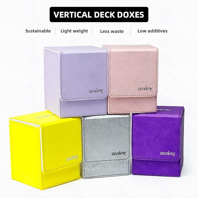 Magic Card Deck Box for MTG Single Deck Card Box fits 100+ TCG Sleeved Cards - Image 6