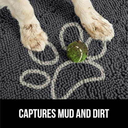 GORILLA GRIP SOAKSTOPPER Dog Door Mat, 48x30 Machine Washable Rug Absorbent - Image 3