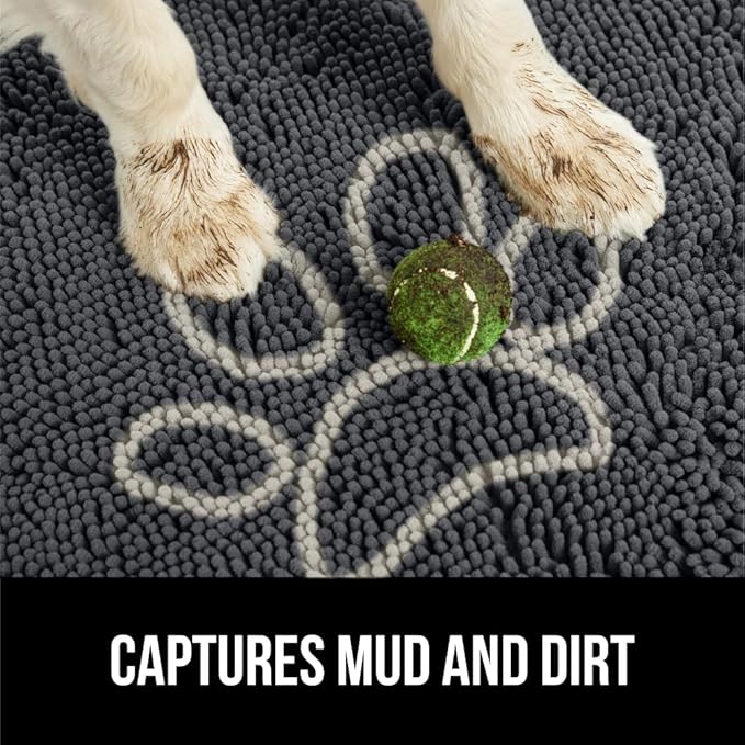 GORILLA GRIP SOAKSTOPPER Dog Door Mat, Machine Washable Rug Absorbent Doormat - Image 3