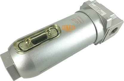 1" NPT Super Duty Compressed Air In Line Filter Desiccant Dryer Moisture Water - Image 3
