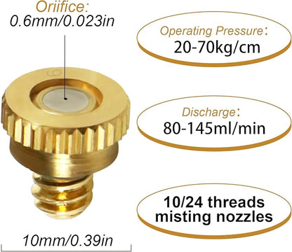 KUWAN 30pcs Brass Misting Nozzles - Image 2