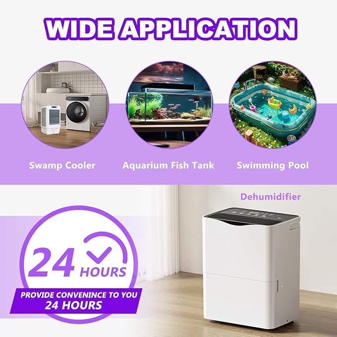 Automatic Small Sump Pump For Dehumidifier, 13FT Height Lift, 4 Level Flow - Image 5