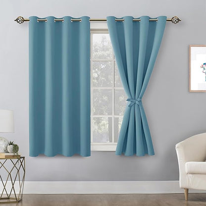 Hiasan Blackout Curtains for Bedroom, 52 x 54 Inches Long - Image 2