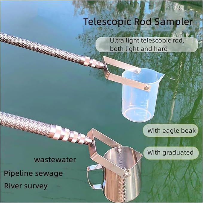 Water Sampling Pole, Telescopic Water Sampler, Pendulum Beaker Sampler - Image 6