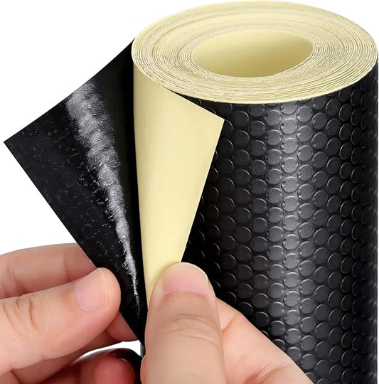 Extra Large Black Shelf Liner Roll, Peel and Stick Non Slip Cabinet Liner 24" x by HOIIOH