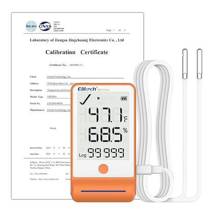 Elitech GSP-6 Bluetooth Data Logger Temperature Humidity by Elitech
