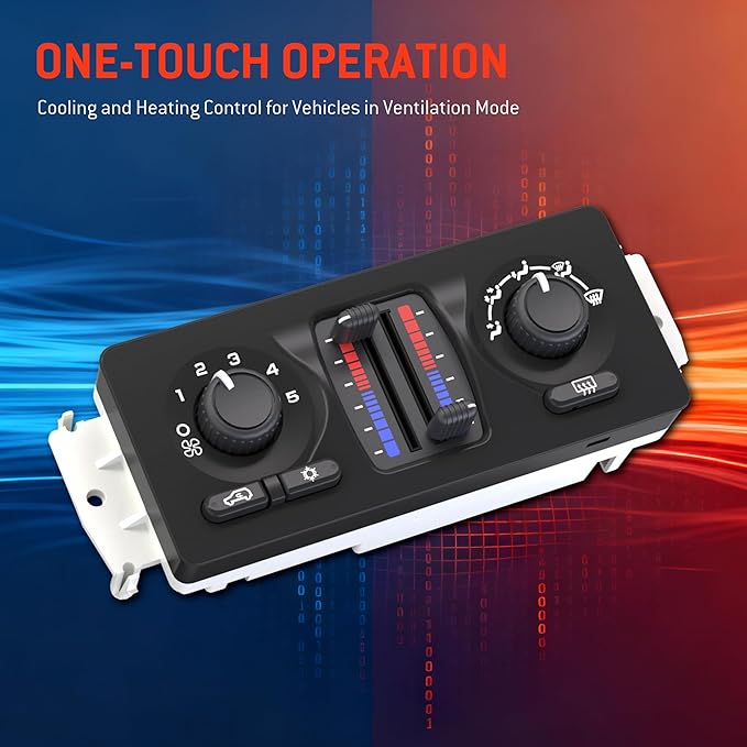 599-210XD Climate Control Module AC Control Panel Fit - Image 8