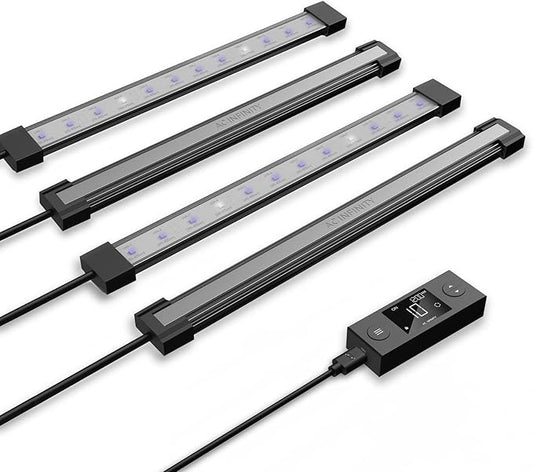 AC Infinity IONBEAM U4, Targeted Spectrum UV LED Grow Light Bars 11”, 4-Bar by ACInfinity