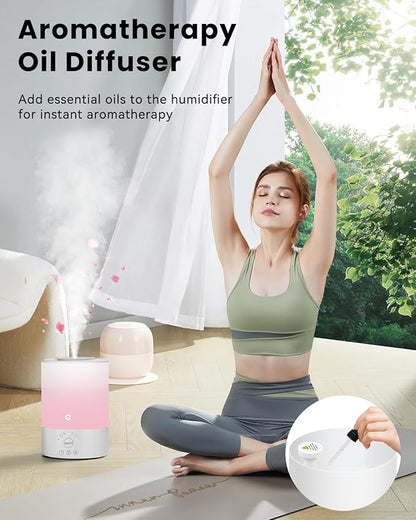Esemoil Smart Humidifiers for Bedroom, 2.5L Top Fill Cool Mist Humidifiers - Image 7