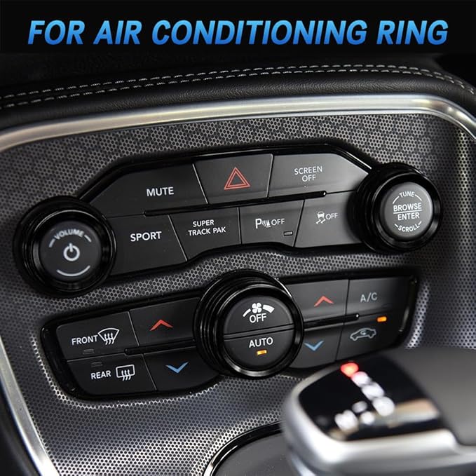 3PCS Air Conditioner Switch Button Knob Cover, Auto Accessories Climate Control - Image 2