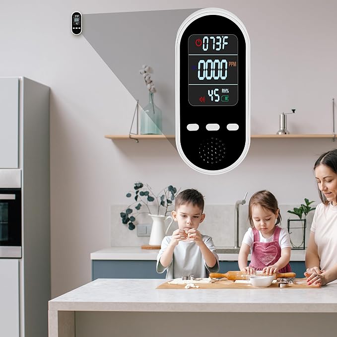 Portable Carbon Monoxide Detector Mini air Quality Monitor - Image 5