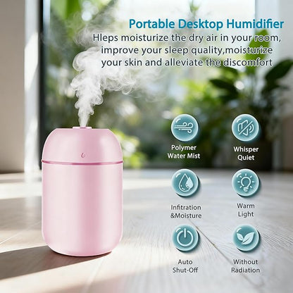 3 Pcs 330ml Small Cool Mist Humidifiers - Image 3