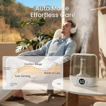 6L Self-Cleaning Humidifier for Large Room, CleanCare Warm & Cool Mist - Image 5