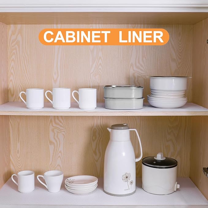 FLPMIX Shelf Liner for Kitchen Cabinets 11 inch Wide - Image 2