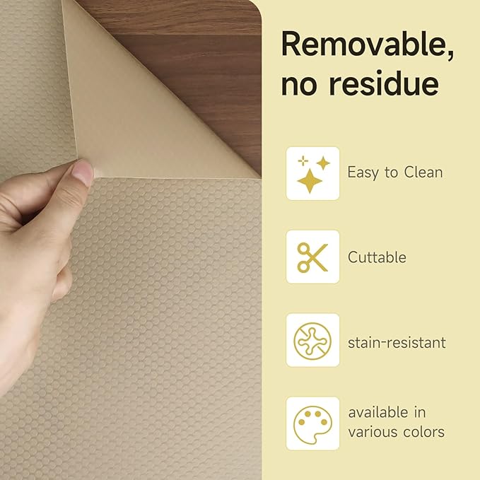 WochiTV Adhesive Shelf Liner 11.8 X 240 Inches Peel and Stick Kitchen Liner - Image 5