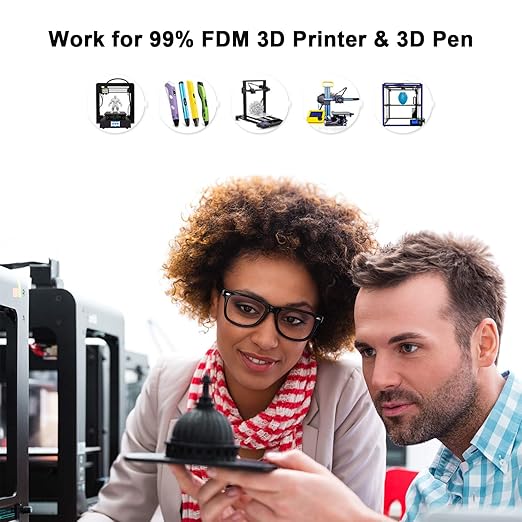 AMOLEN 3D Printer Filament Bundle, Temp Change PLA Filament 1.75mm Bundle - Image 7