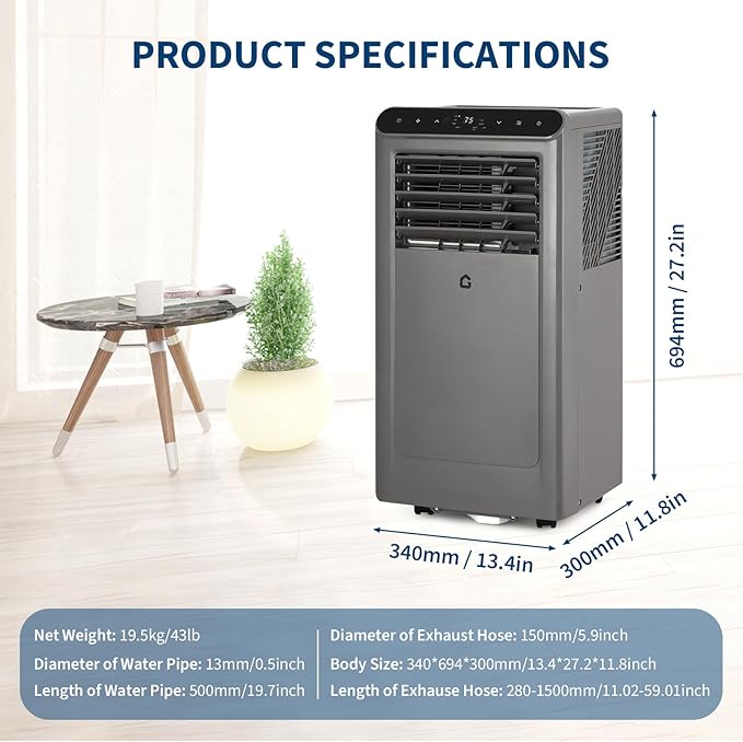 10, 000 BTU Portable Air Conditioner - Image 2