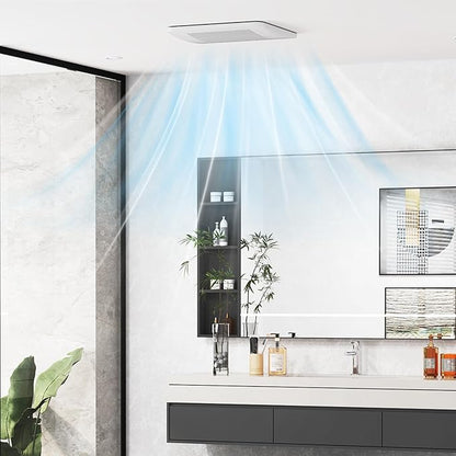 COSTWAY Bathroom Exhaust Fan, 50/80/110 CFM Ceiling Mount Exhaust Ventilation - Image 9