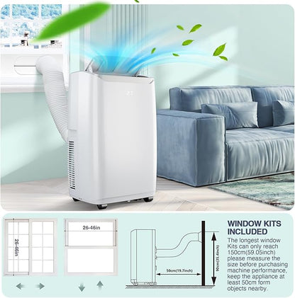 Quiet 12000 BTU Air Conditioner Portable - Image 3