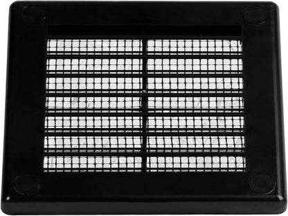 2-Pack 4" x 4" Square Air Vent Cover – Black Plastic Vent Deflector - Image 8