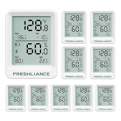 Freshliance Bluetooth Temperature Humidity Data Logger Recorder, Refrigerator by FRESHLIANCE