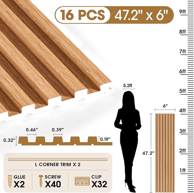 47.2 * 6 16-Pack WPC Solid Interlocking Grille - Image 2