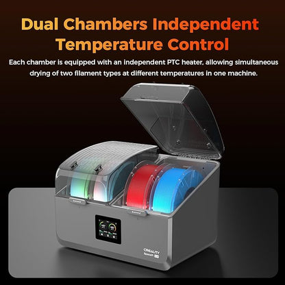 Creality Filament Dryer Box 4 Spool, SpacePi X4 3D Printer Filament Storage Box - Image 3